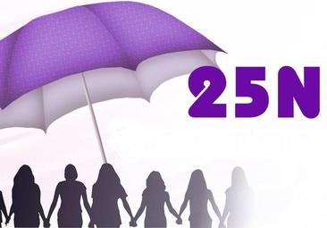 El lema 'Bajo un mismo paraguas' encabeza el Día Internacional de la Eliminación de la Violencia contra las Mujeres