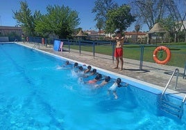 Curso de natación infantil del pasado verano 2023.