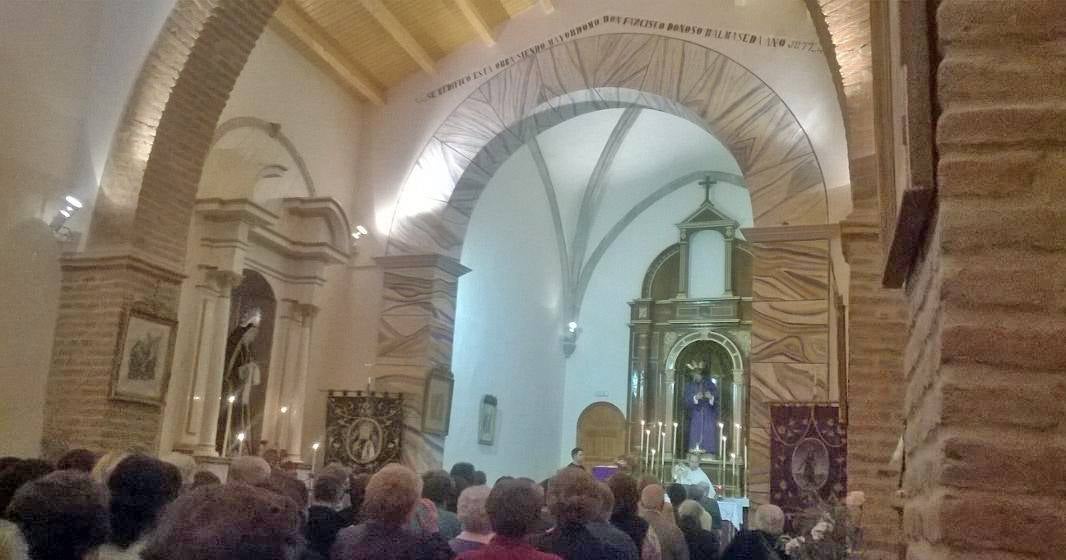 Interior de la ermita de los Mártires. 