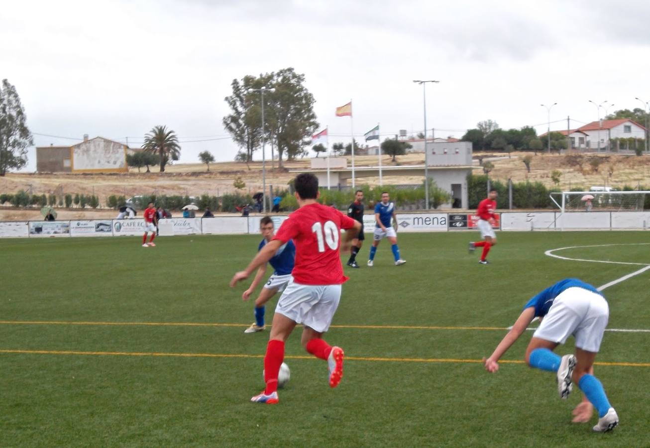 Acción del partido del domingo entre el 'Campa' y el Fornacense. 