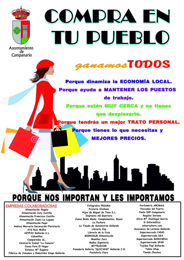 Un total de 44 establecimientos se adhieren a la campaña ‘Compra en tu pueblo’