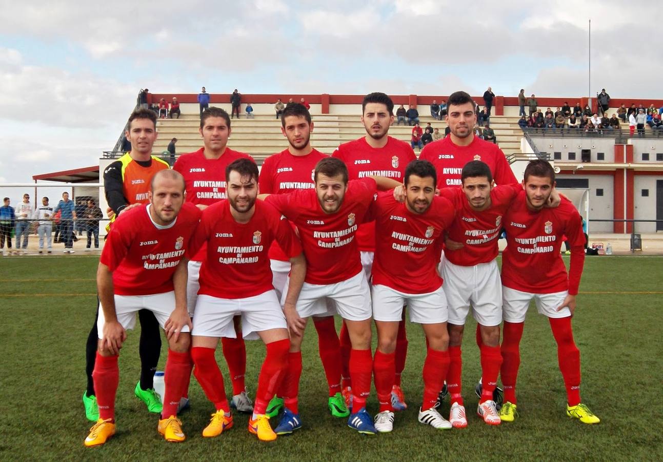 Once del 'Campa' la pasada jornada ante el Castuera. 