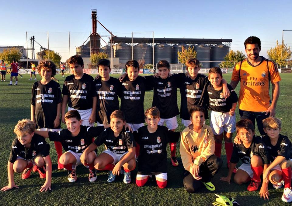 Equipo alevín del Campanario. 