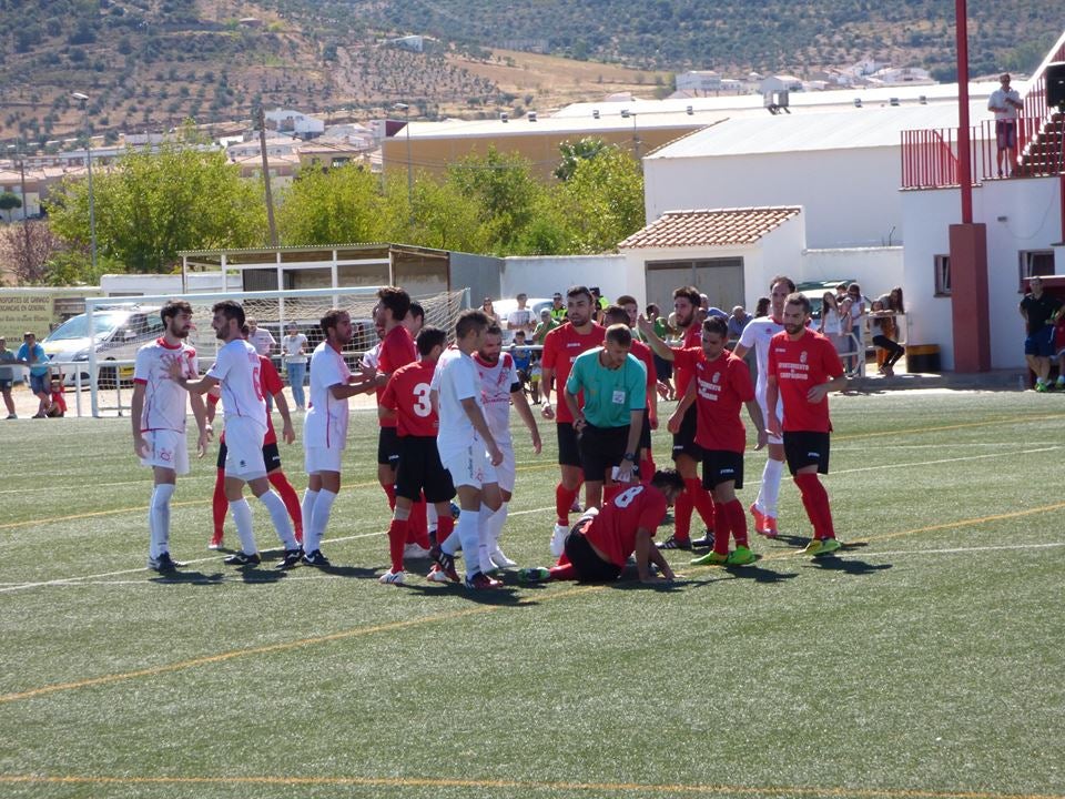 Imagen del partido de ida.