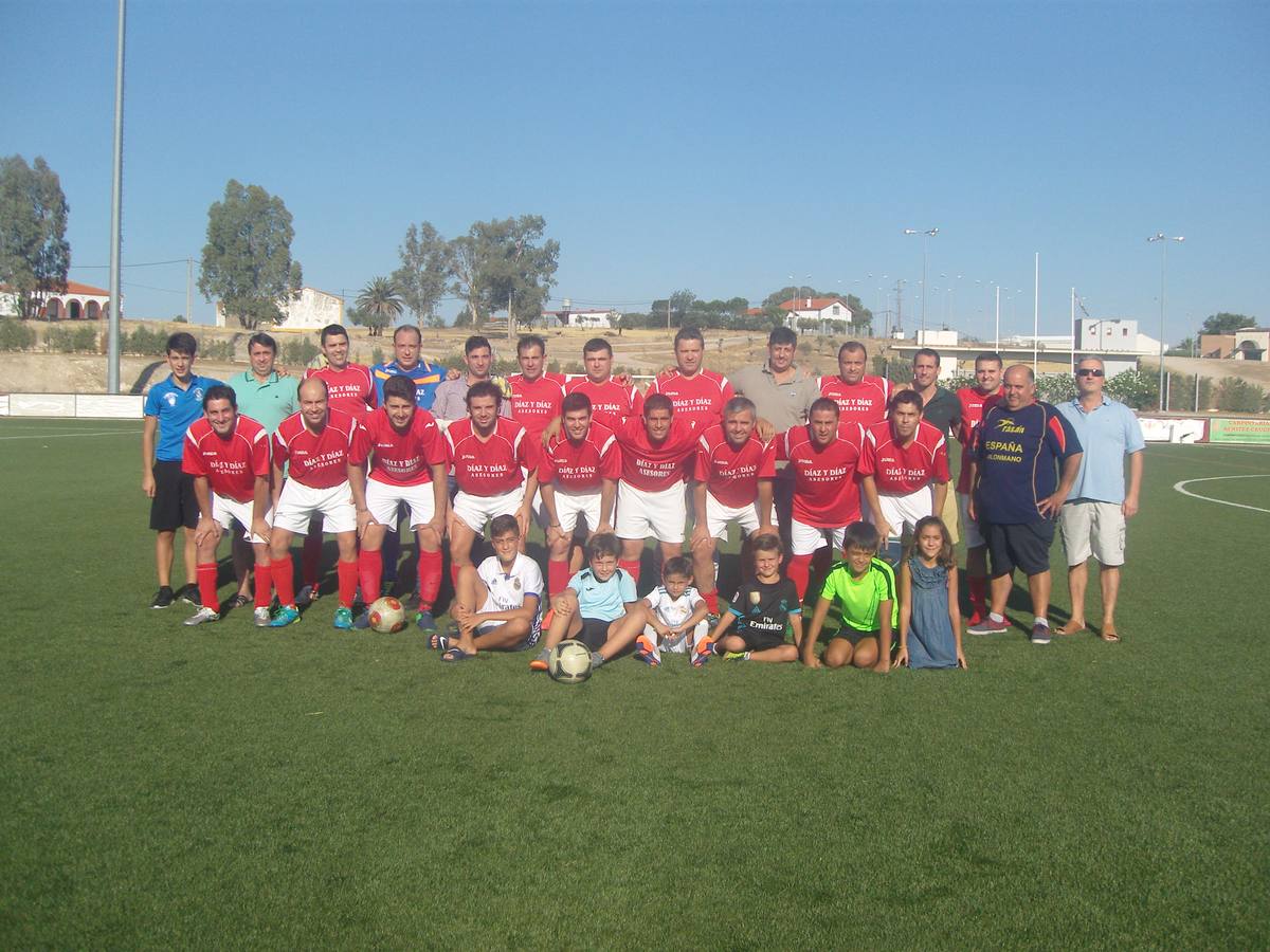 Equipo del Campanario Atlético que jugó ante el conjunto del Cabeza del Buey. 
