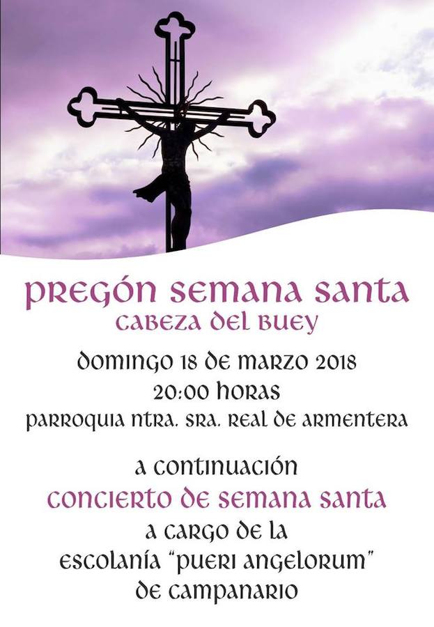 Pueri Angelorum pone el toque musical al pregón de Semana Santa de Cabeza del Buey