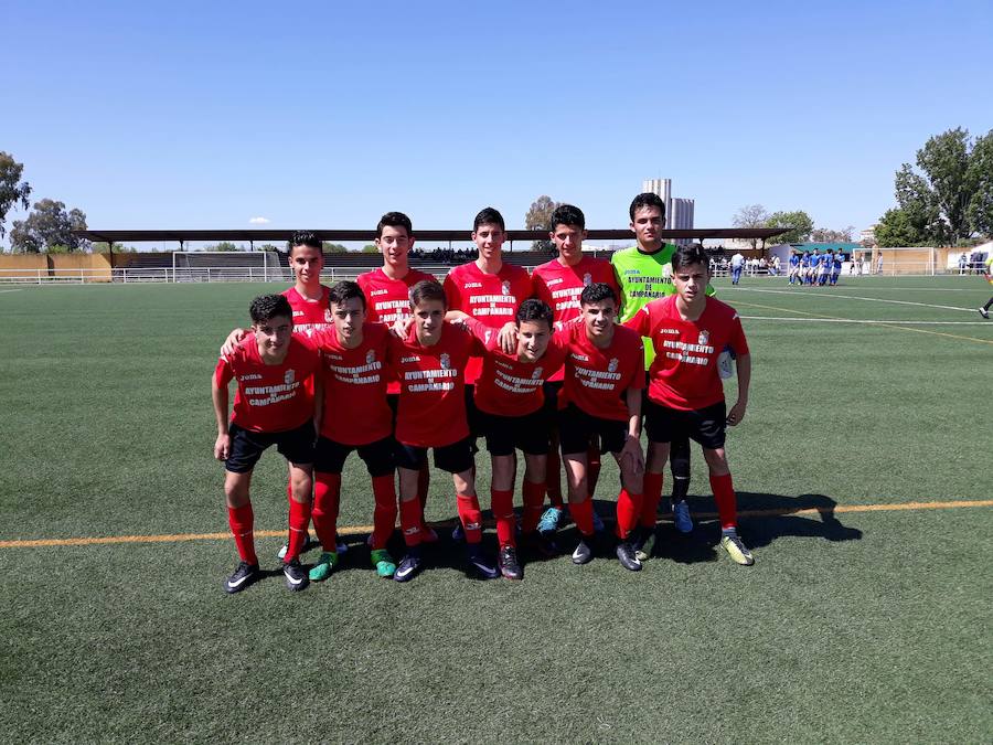 Once del equipo cadete del Campa que jugó en Trujillo. 