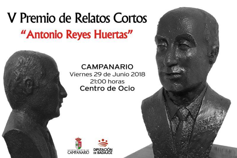 El 29 de junio se dará a conocer el fallo del Premio de Relatos Cortos 'Antonio Reyes Huertas'
