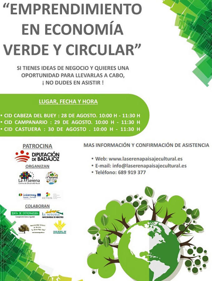 Charla informativa sobre economía verde y circular