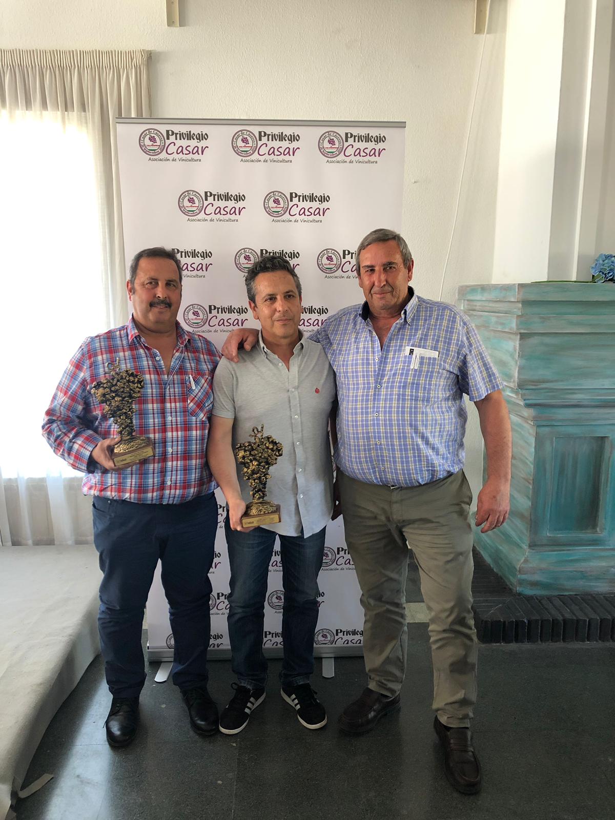 Hermanos Caballero Rey, premio al mejor tinto de la cata, según el jurado técnico. CEDIDA
