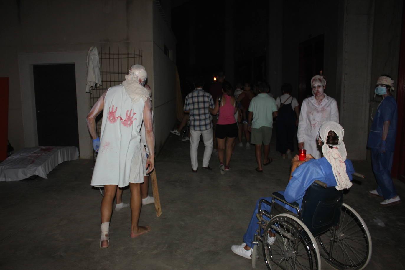 Zona del hospital psiquiátrico. 