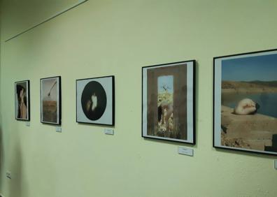 Imagen secundaria 1 - Una exposición fusiona fotografías y esculturas realizadas por mujeres casareñas