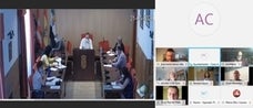 El segundo pleno, mitad virtual mital presencial, se celebró el jueves. CEDIDA