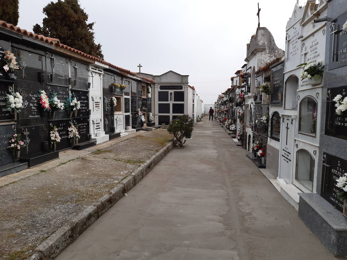 La calle Ángel luce ya su nuevo asfalto. 