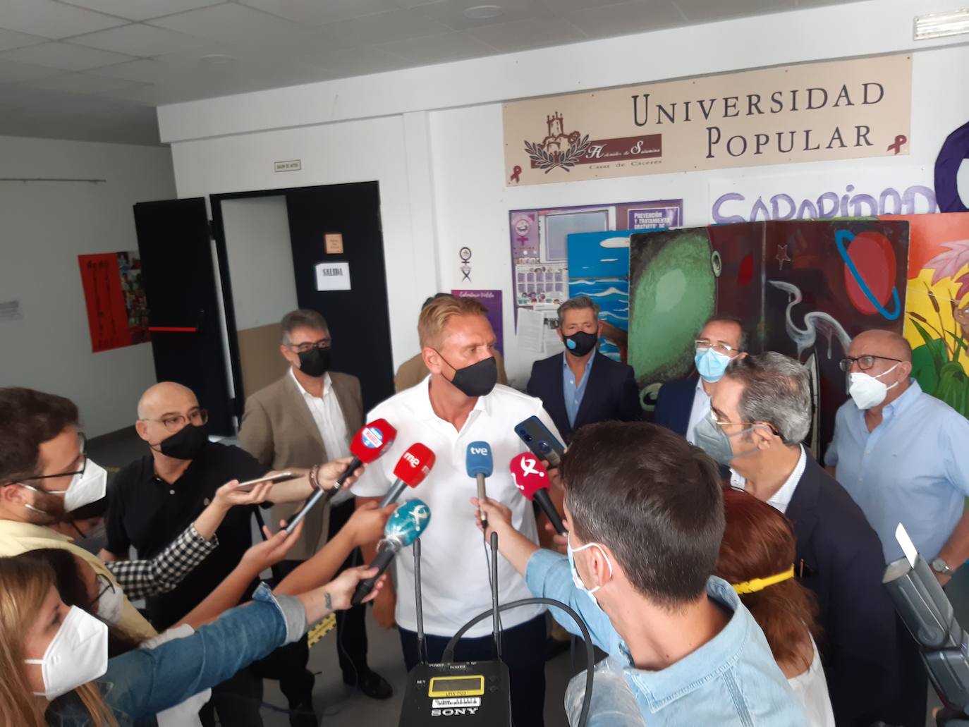 Donald ha atendido a los medios de comunicación esta mañana. 