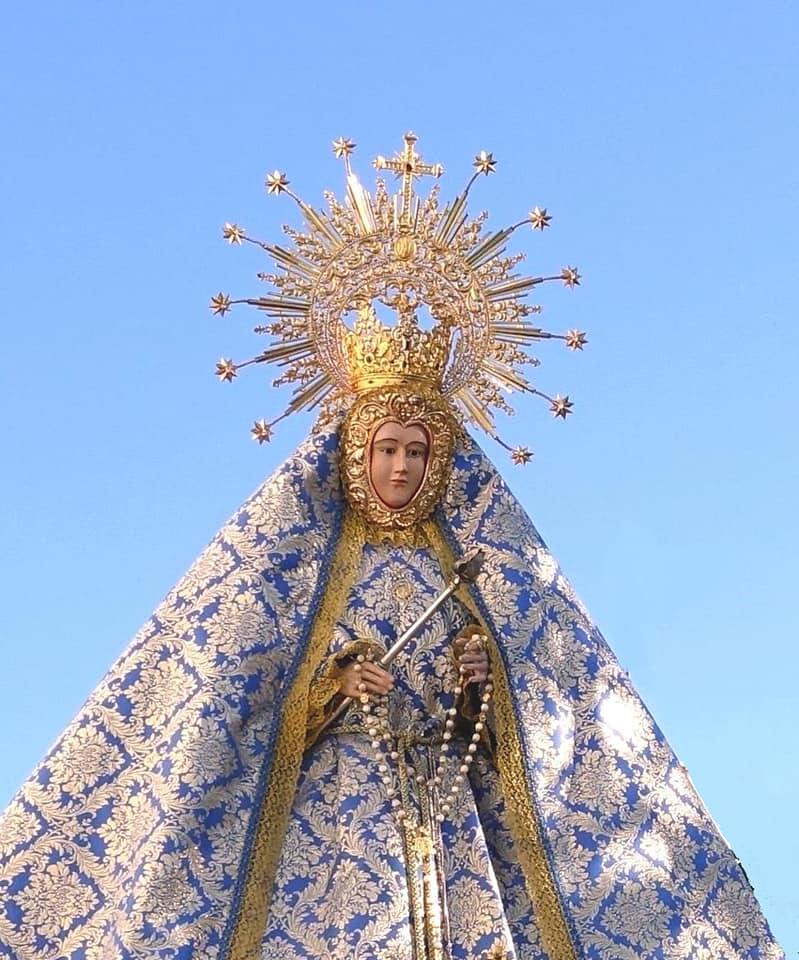 La Virgen del Prado podrá ser venerada hoy, pero no habrá acto religioso en su santuario
