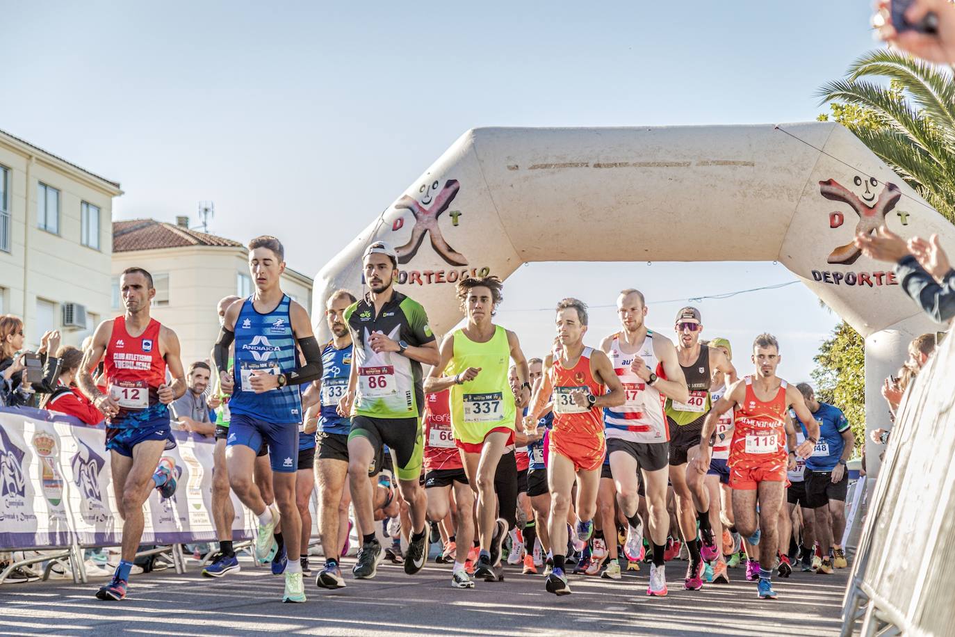 Inicio de la prueba que por primera vez se realizó en el municipio. 