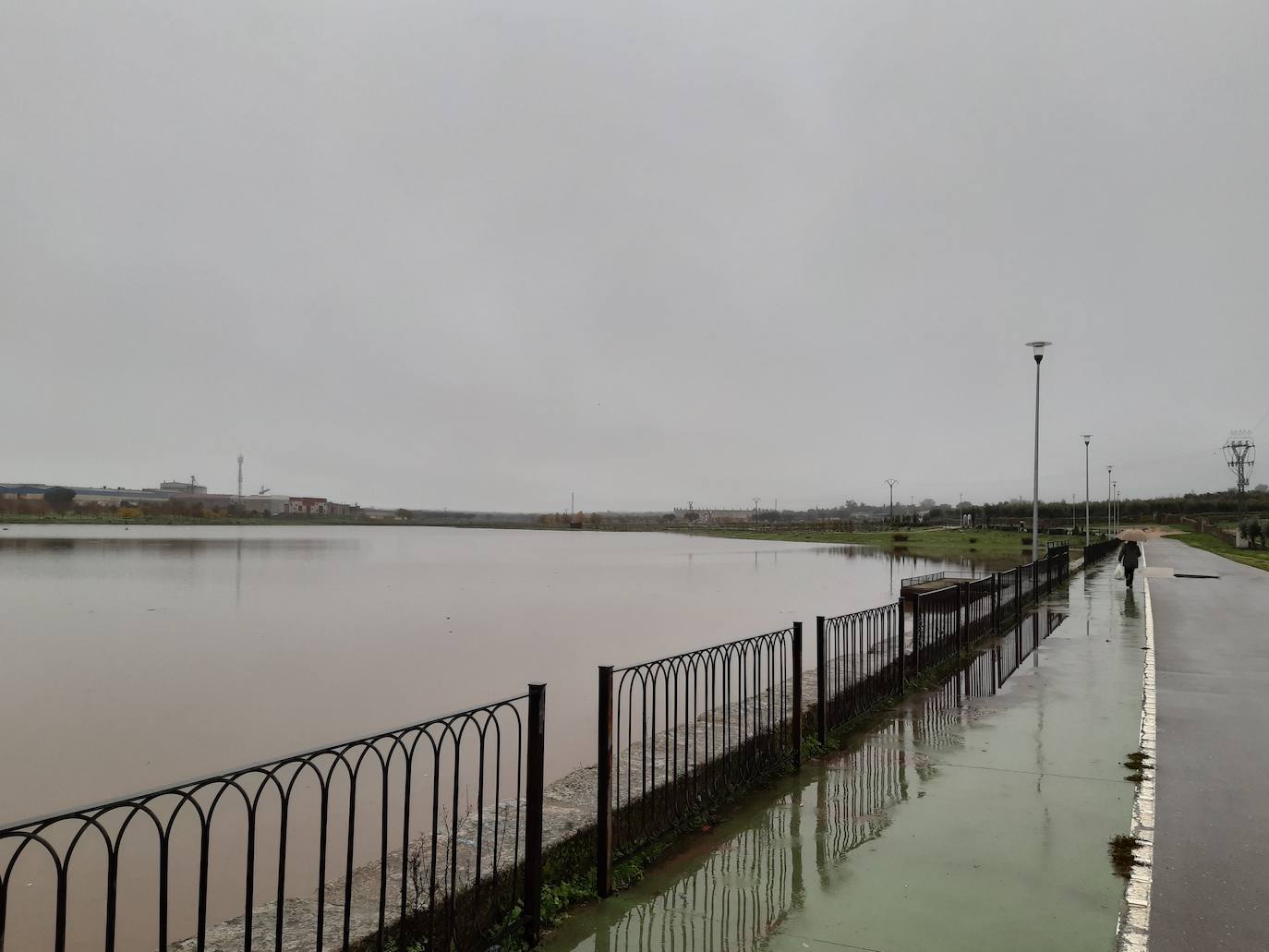 Imagen secundaria 1 - Las intensas lluvias de los últimos días cambian la estampa en La Charca