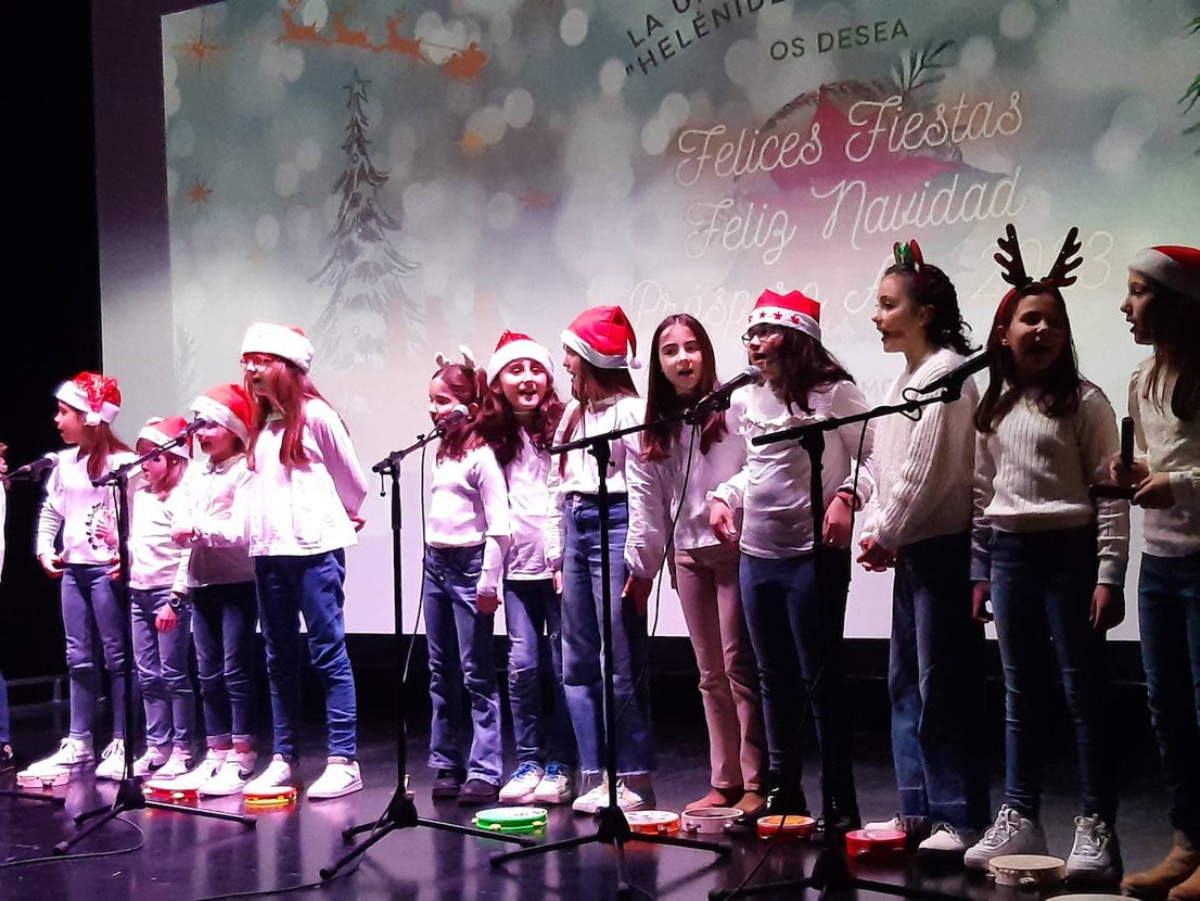 Fotos: Los casareños cantan a la Navidad