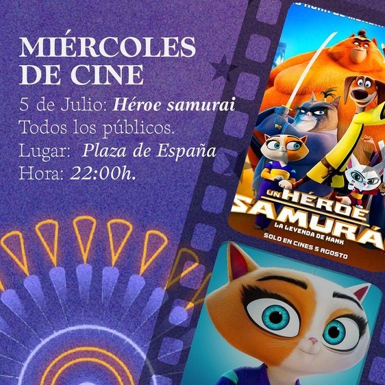 Vuelve el cine de verano a la calle, todos los miércoles de julio y agosto