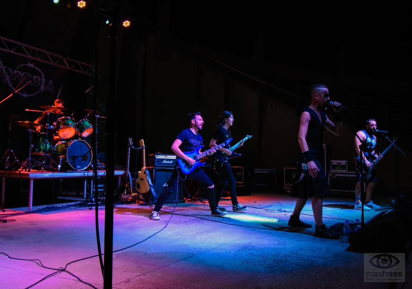 El grupo Mnemofobia en la última edición de CasaRock del pasado año.