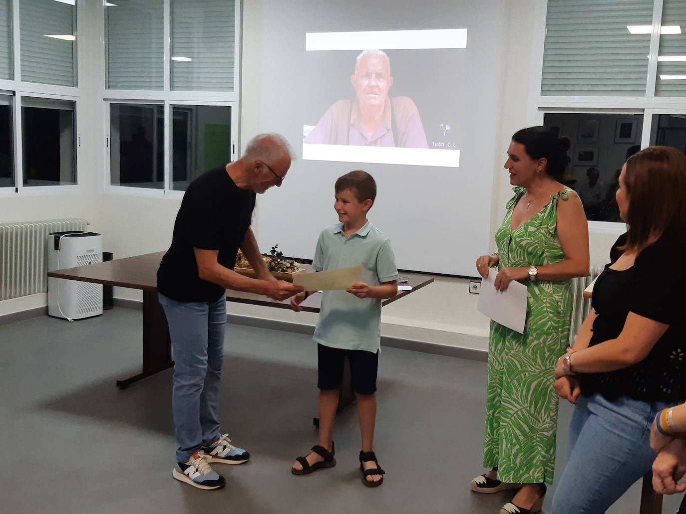 Iván Cordobés, ganador del concurso infantil de fotografía.
