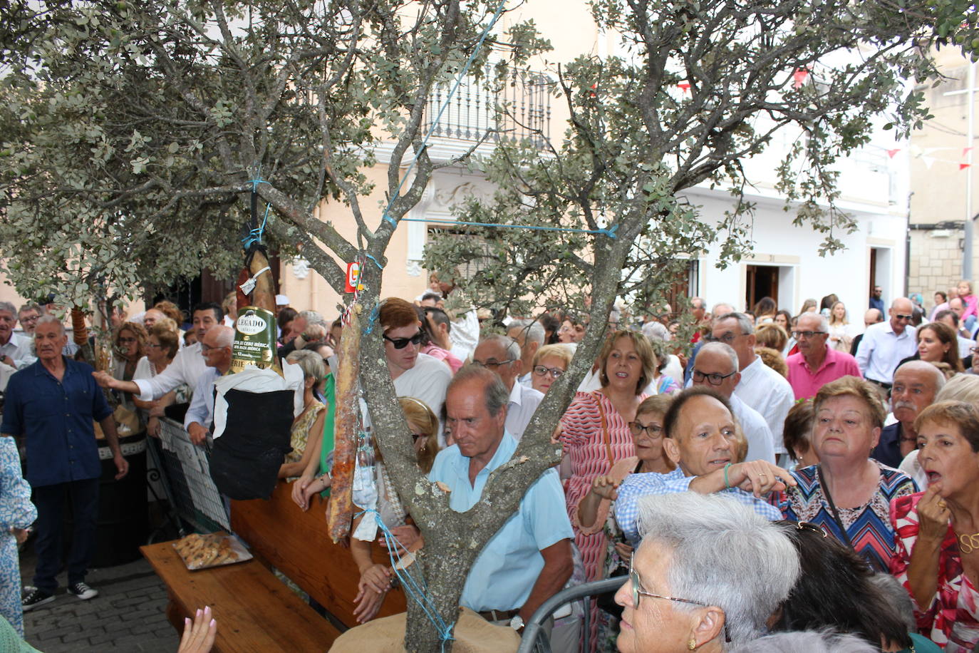 Imagen secundaria 1 - La Mesa del Ramo se celebra bajo la lluvia
