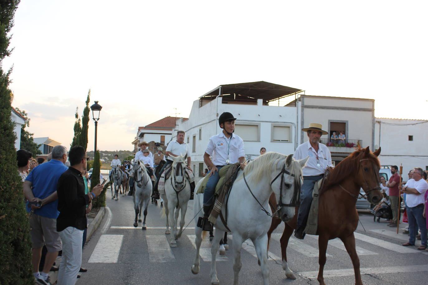 Así han vivido los casareños el recibimiento a la Virgen