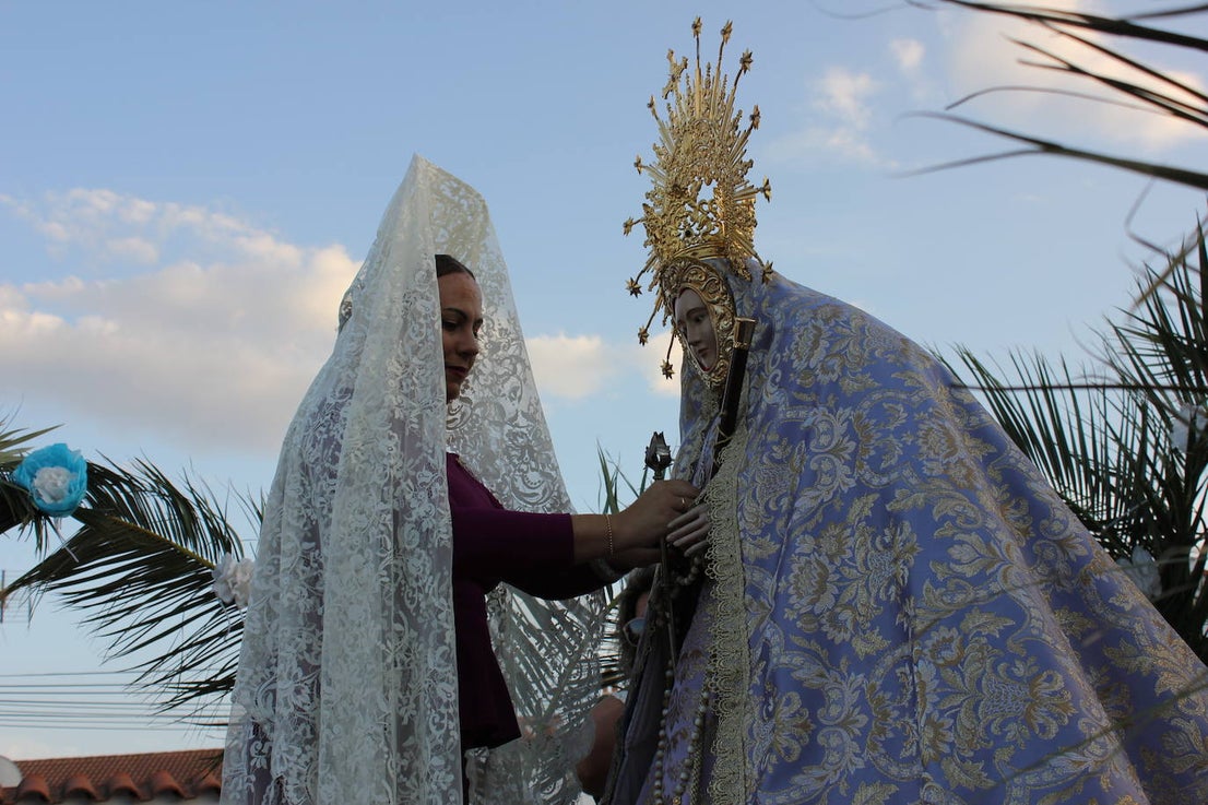 Así han vivido los casareños el recibimiento a la Virgen