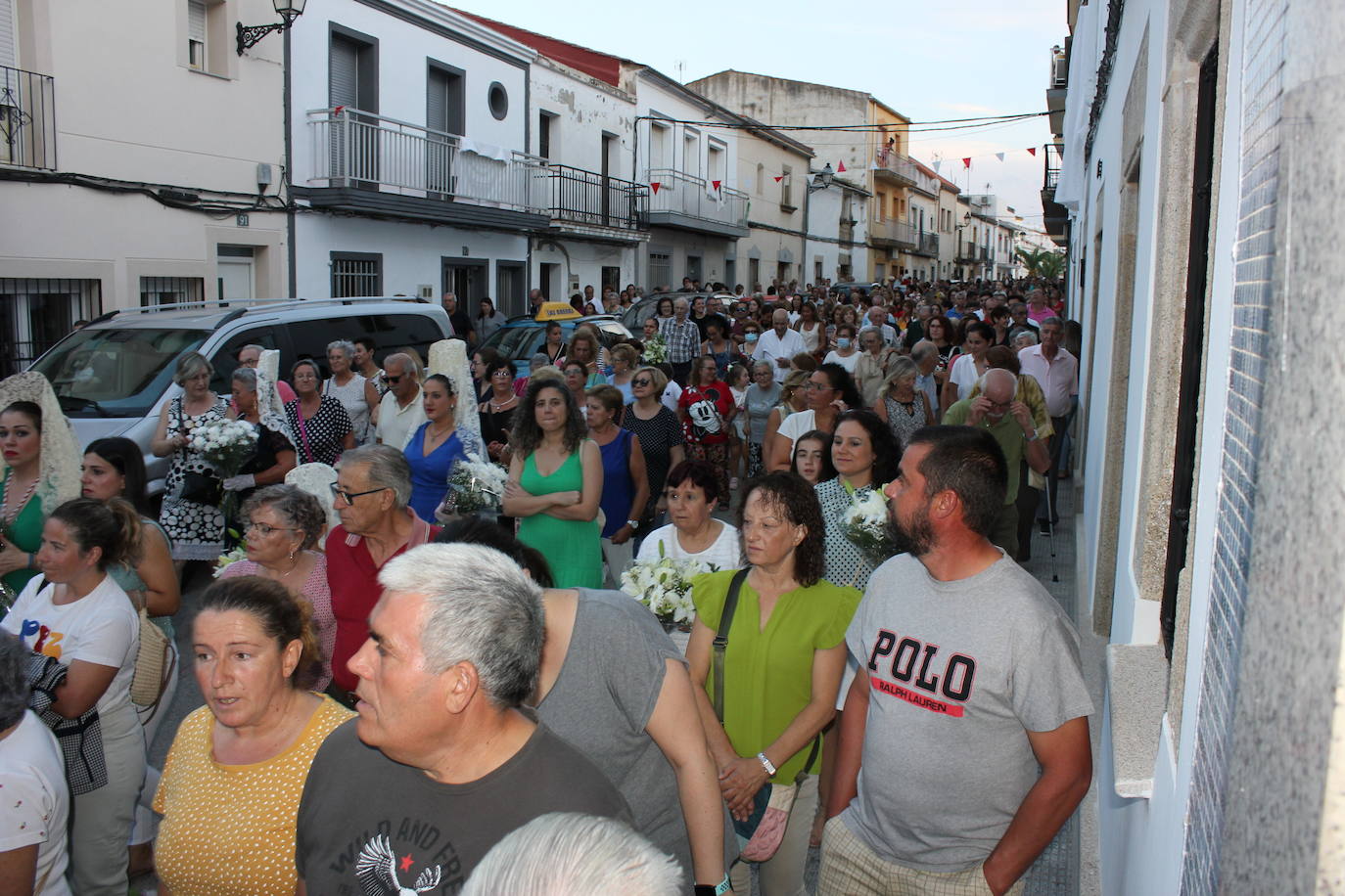 Así han vivido los casareños el recibimiento a la Virgen
