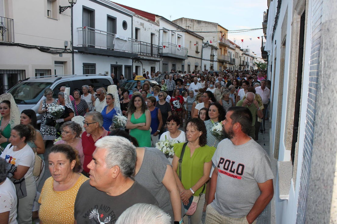 Así han vivido los casareños el recibimiento a la Virgen