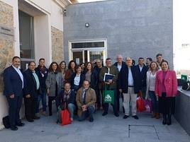 Integrantes de la Asociación visitaron la localidad el pasado 10 de noviembre.