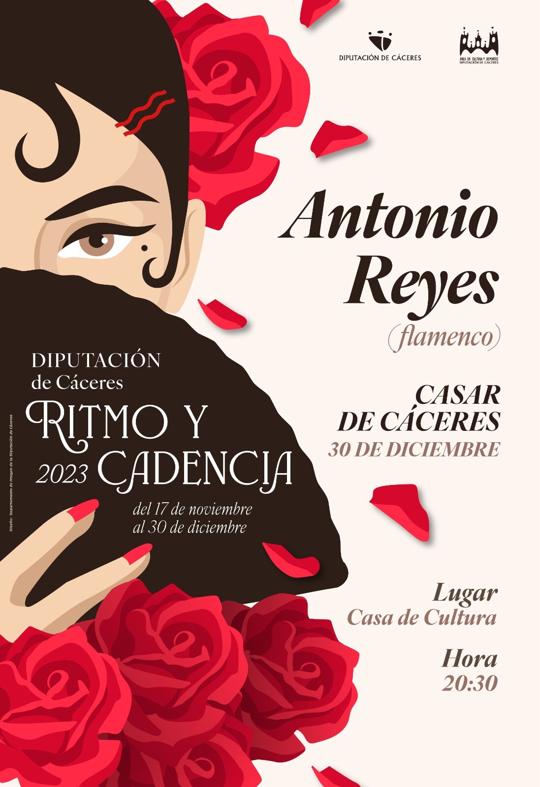 El cantaor de flamenco Antonio Reyes actuará este sábado en la casa de cultura