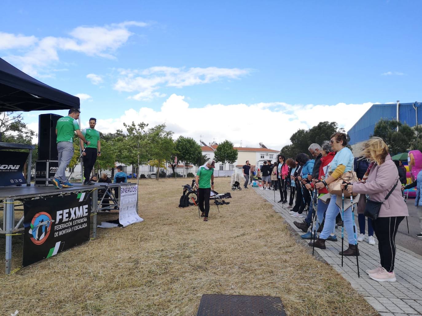 Así ha vivido Casar de Cáceres sus 12 horas solidarias 'Kilómetros por la investigación'