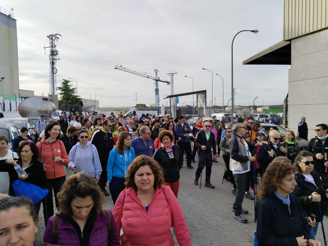 La X Ruta solidaria de Adiscasar se celebra con cerca de 550 inscritos y bate su récord de participación
