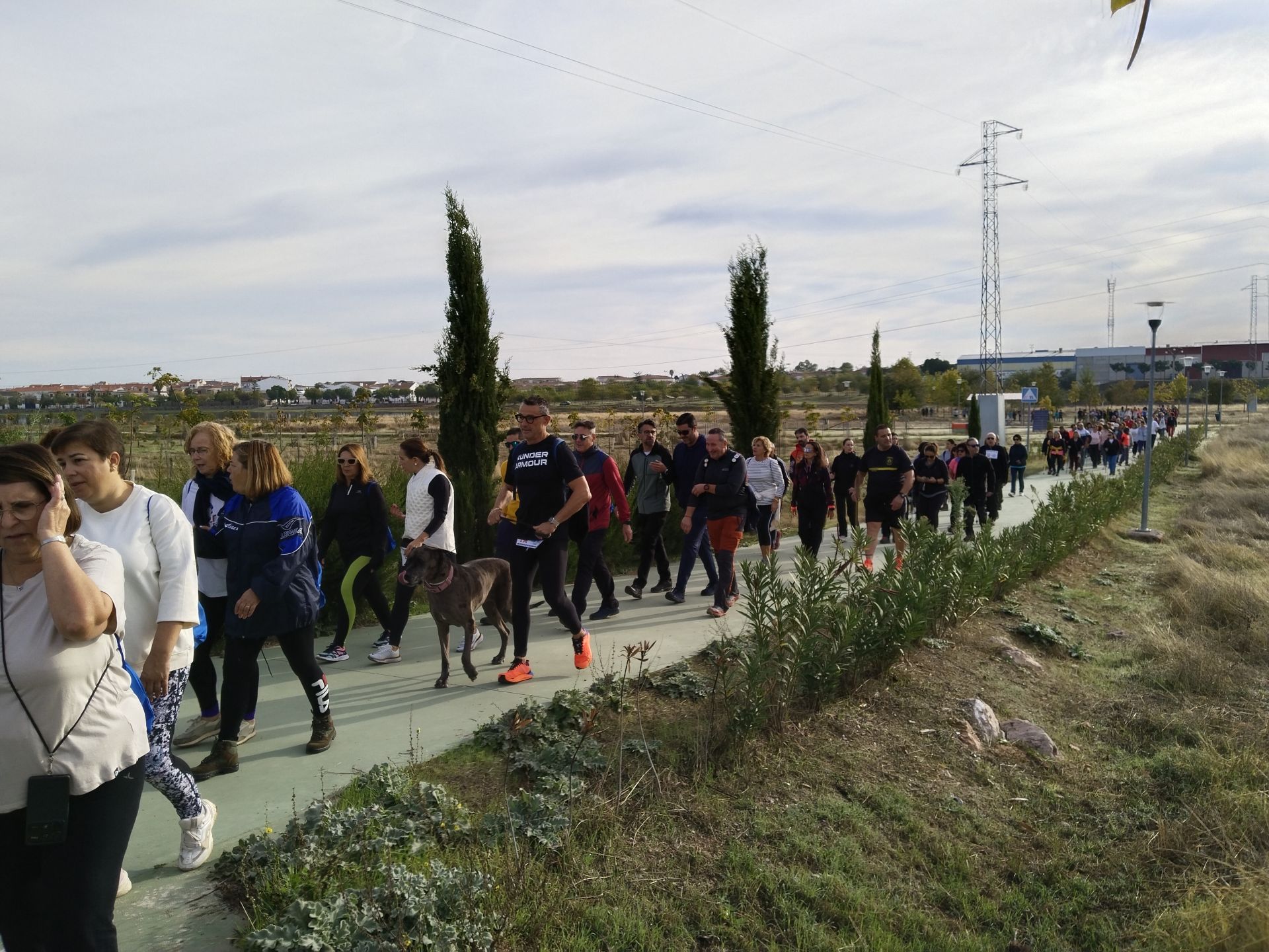 La X Ruta solidaria de Adiscasar se celebra con cerca de 550 inscritos y bate su récord de participación