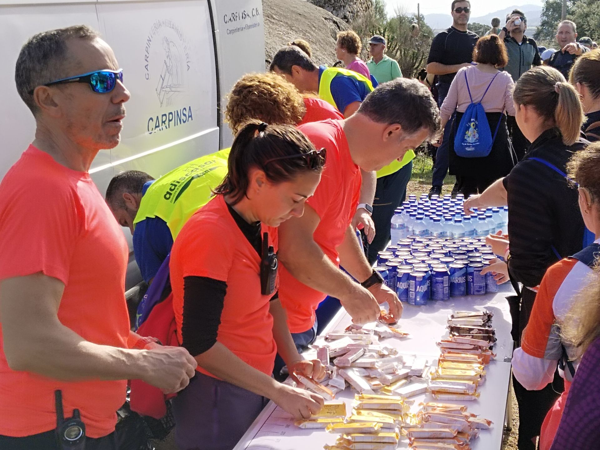 La X Ruta solidaria de Adiscasar se celebra con cerca de 550 inscritos y bate su récord de participación