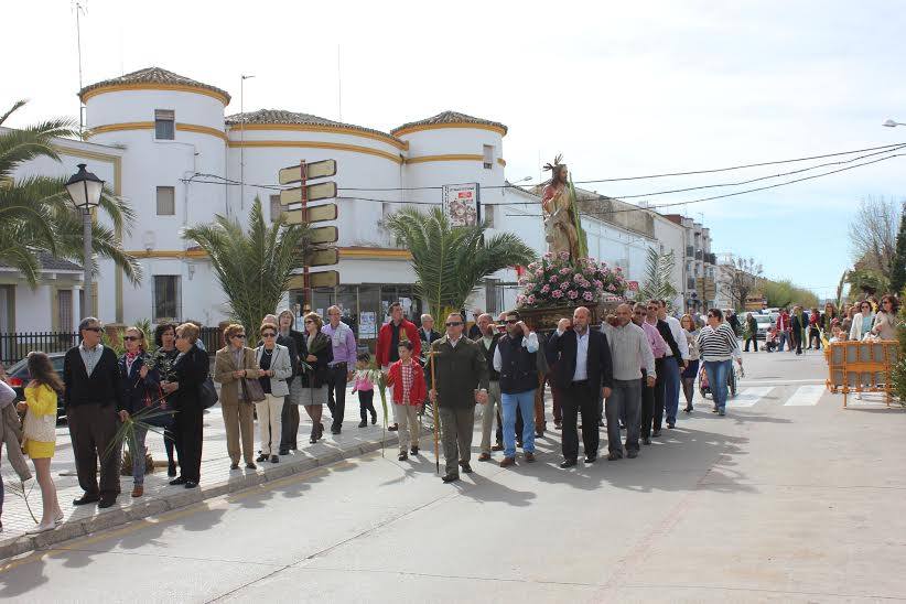 Procesión del Domingo de Ramos el pasado año. 