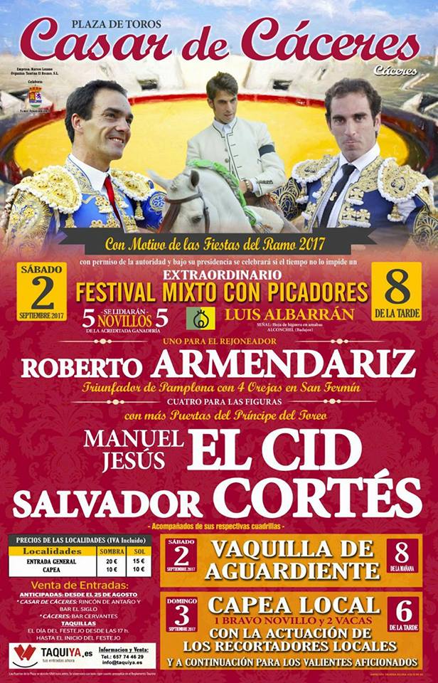 El Ramo 2017 vendrá cargado con algunas novedades