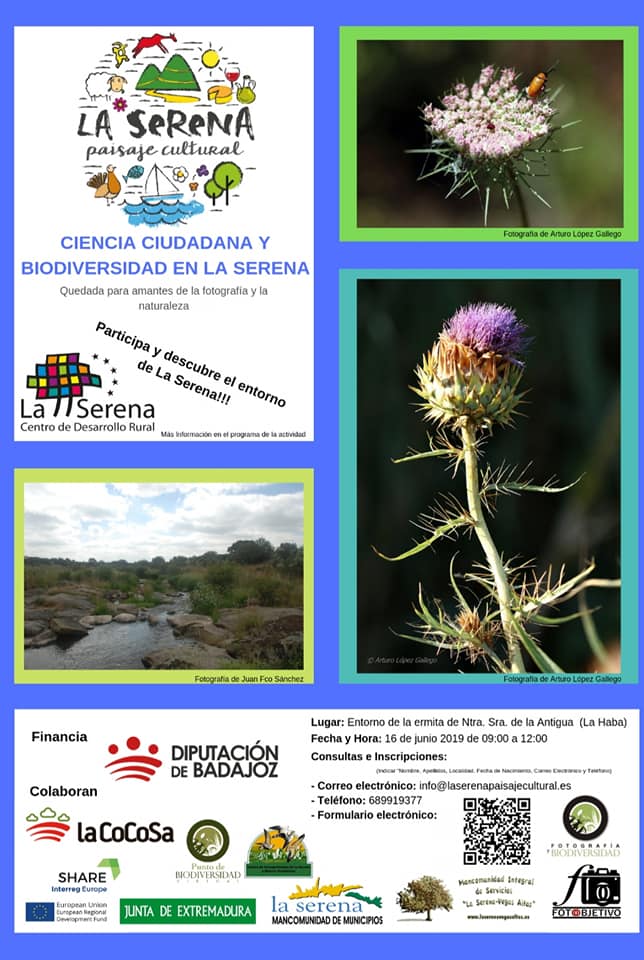 La Serena Paisaje Cultural programa untaller fotográfico de 'Ciencia Ciudadana y Biodiversidad en La Serena'