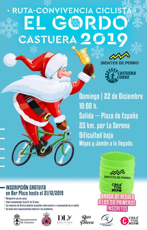 La Asociación Ciclista 'Dientes de Perro' organiza la ruta-convivencia 'El Gordo' para el domingo 22 de diciembre