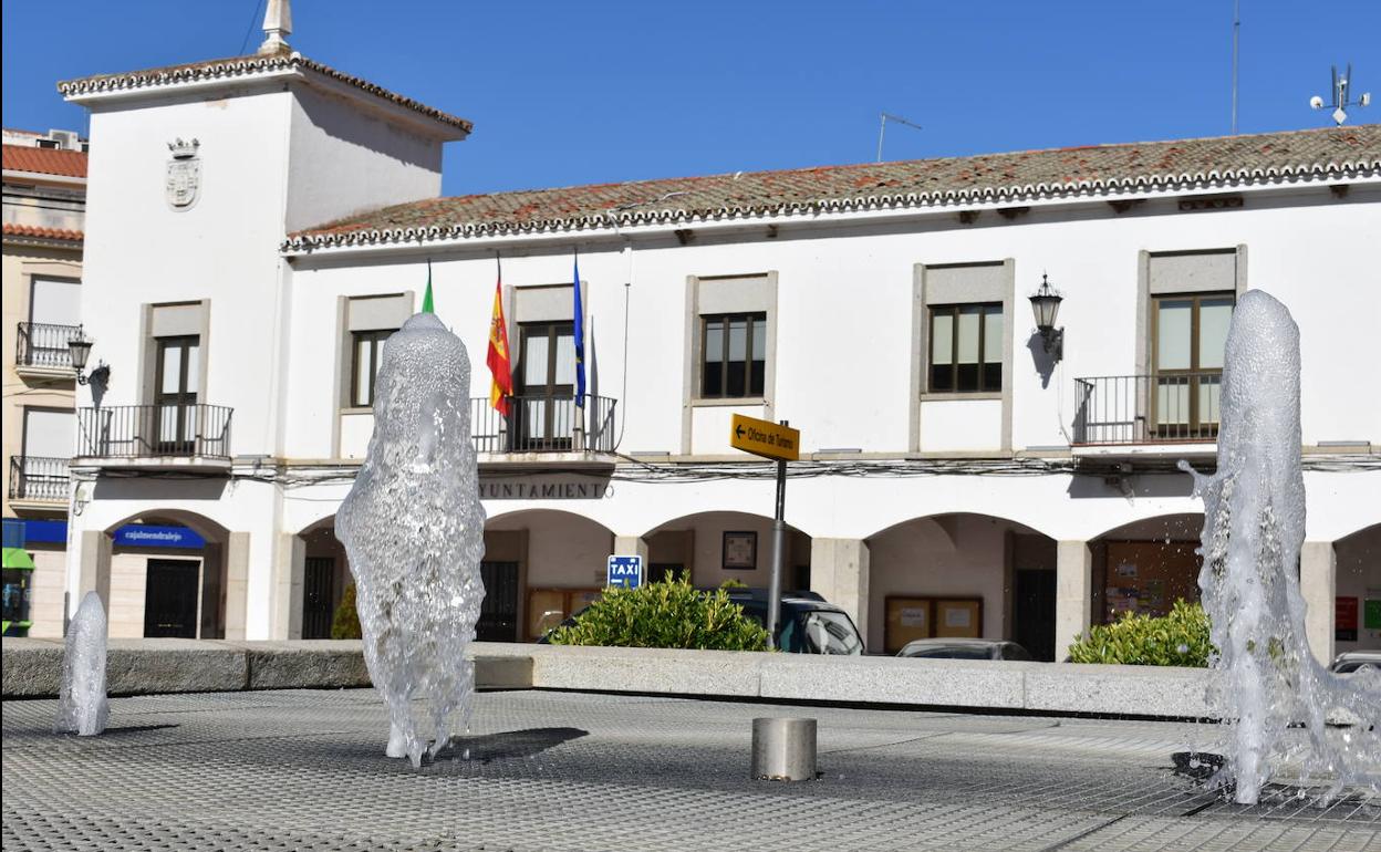 Plaza de España. Ayuntamiento de Castuera 