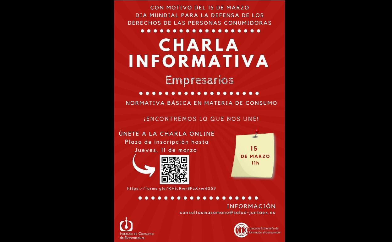 El Consorcio Extremeño de Información al Consumidor organiza una charla online para empresarios sobre legislación básica en materia de consumo