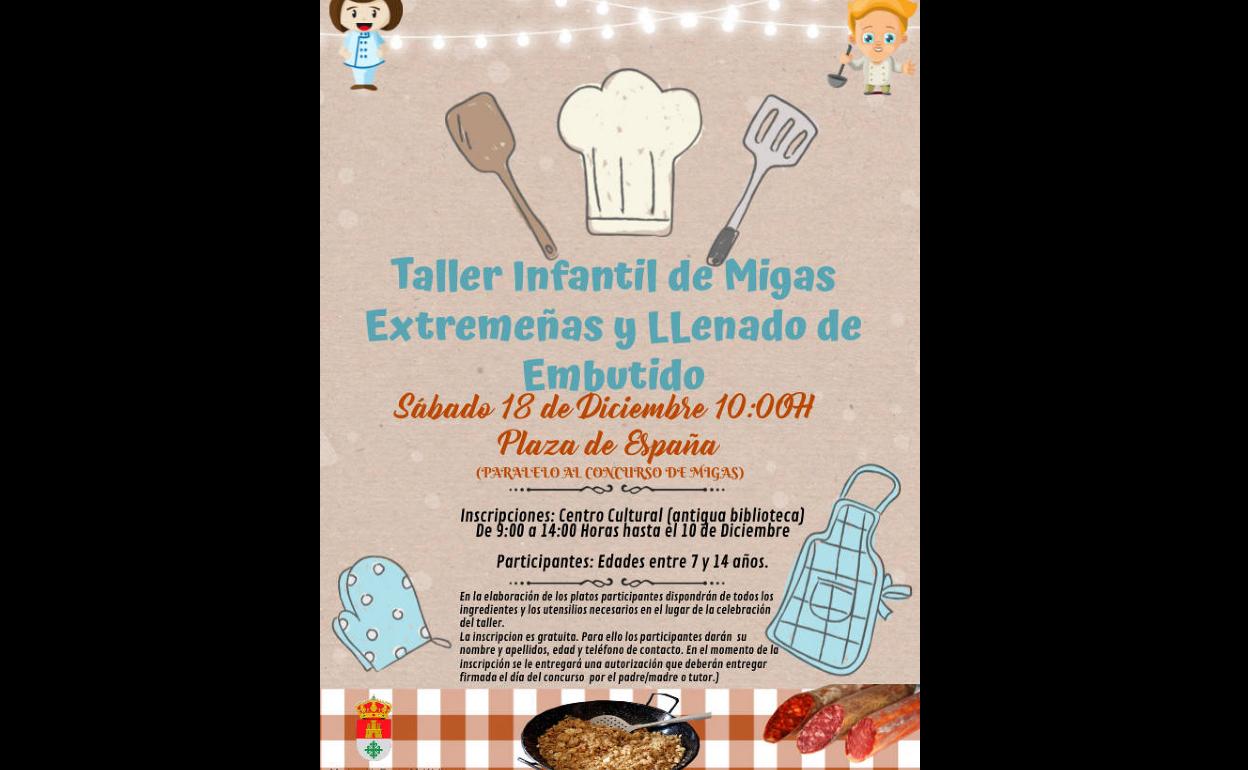 Taller de migas y llenado de embutidos.