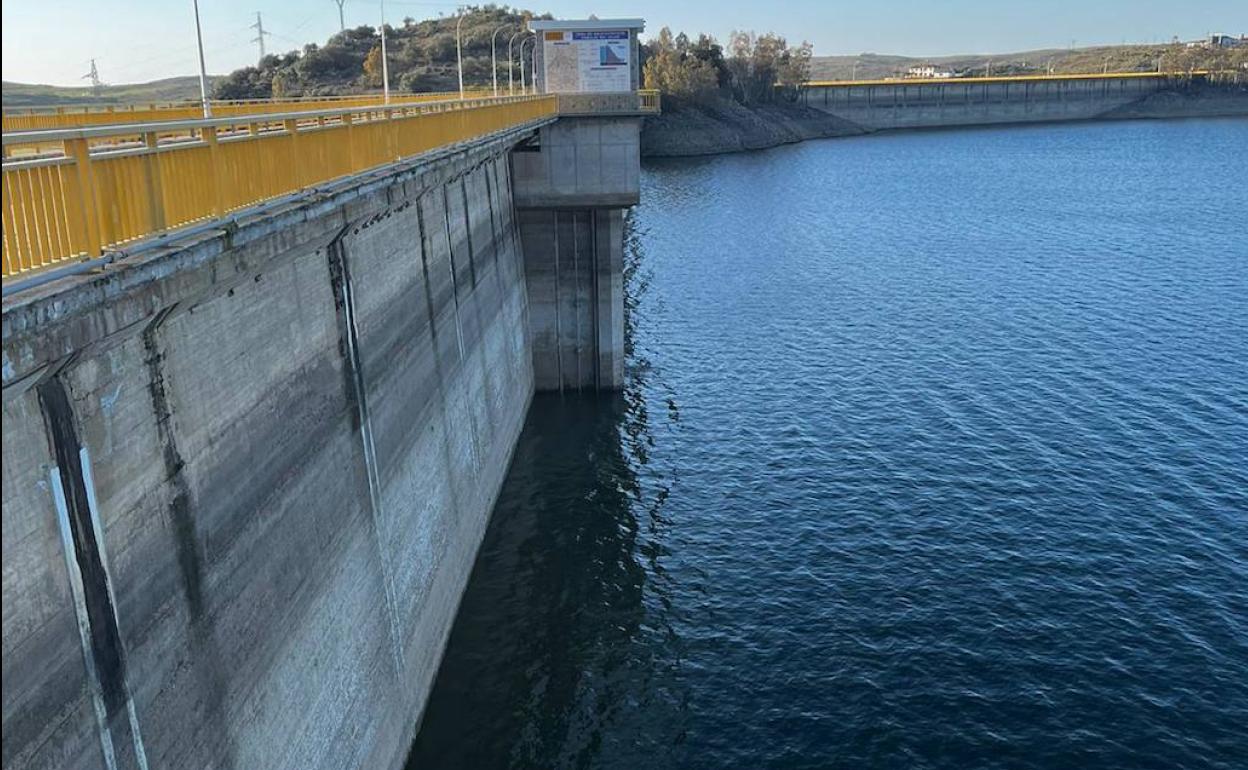 Embalse de La Serena el pasado domingo 30 de enero.