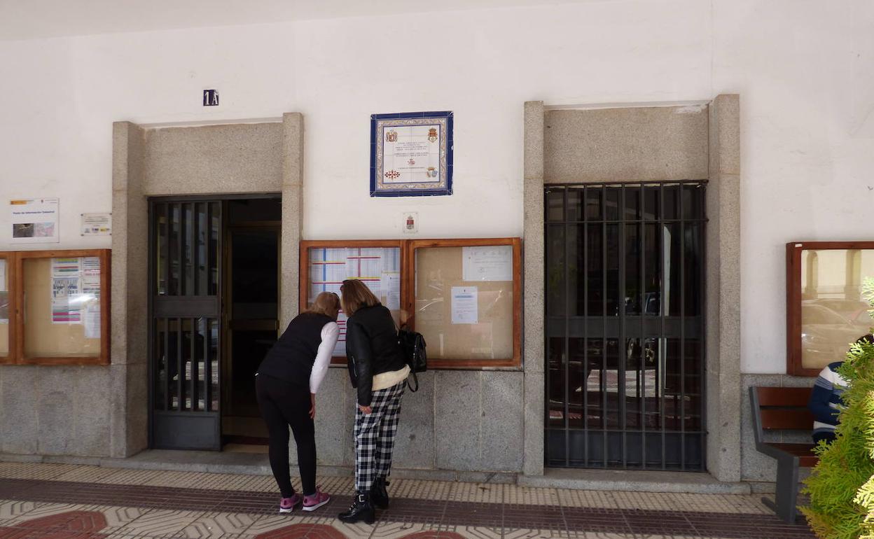 Tablón de anuncios del Ayuntamiento de Castuera