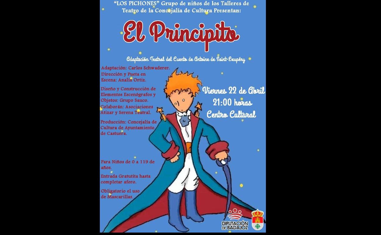 La concejalía de Cultura presenta mañana viernes la obra 'El Principito'