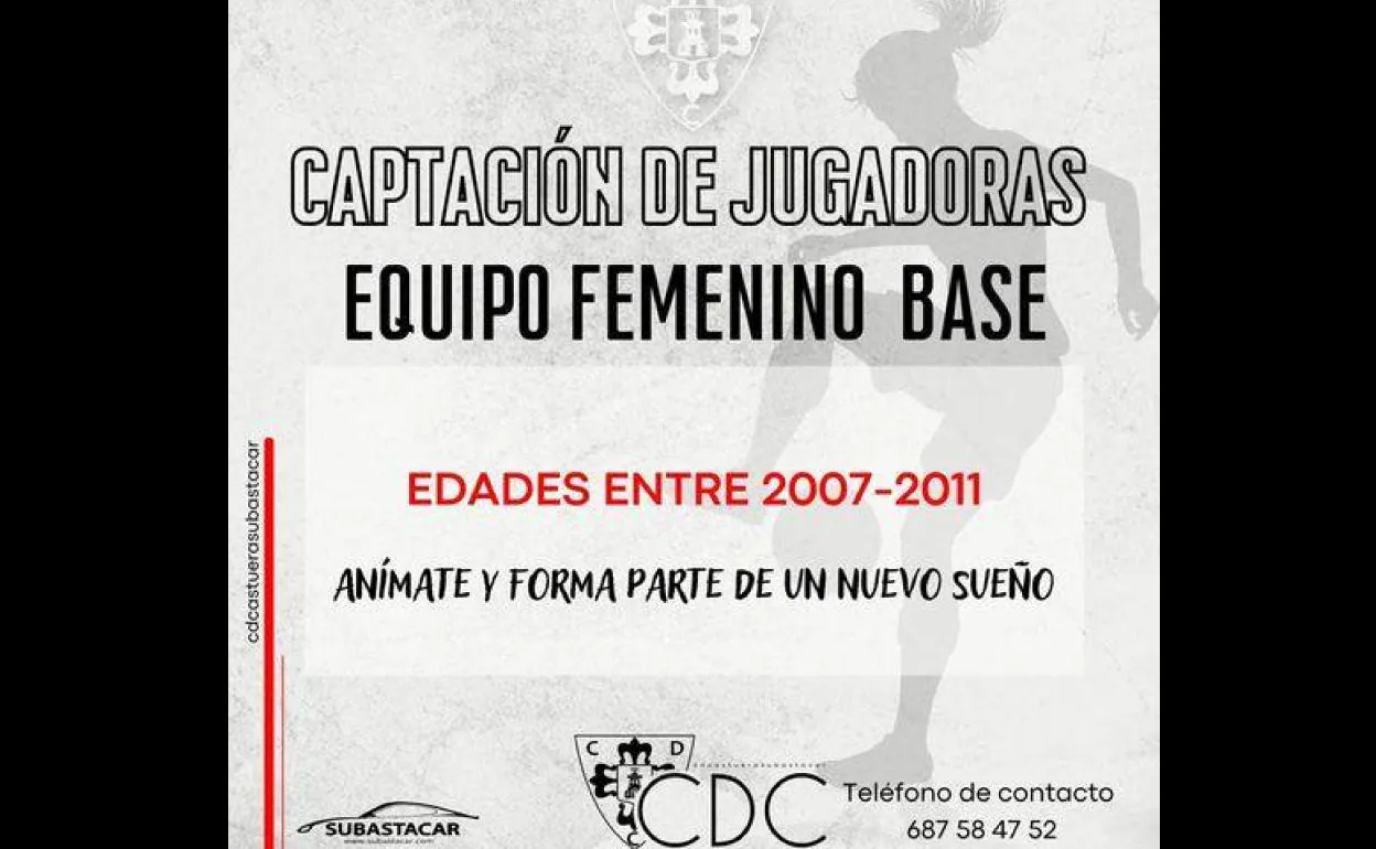 CD Castuera. Campaña captación equipo femenino.