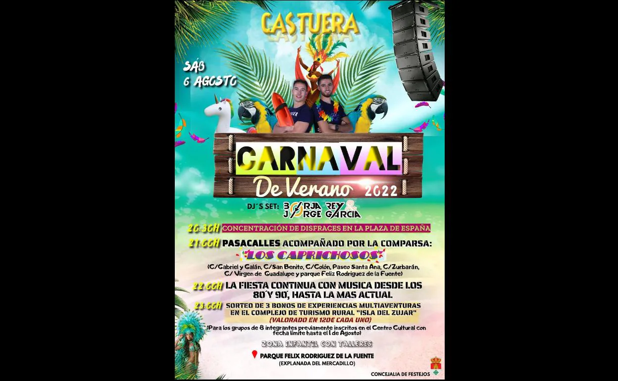Cartel Carnaval de Verano 2022