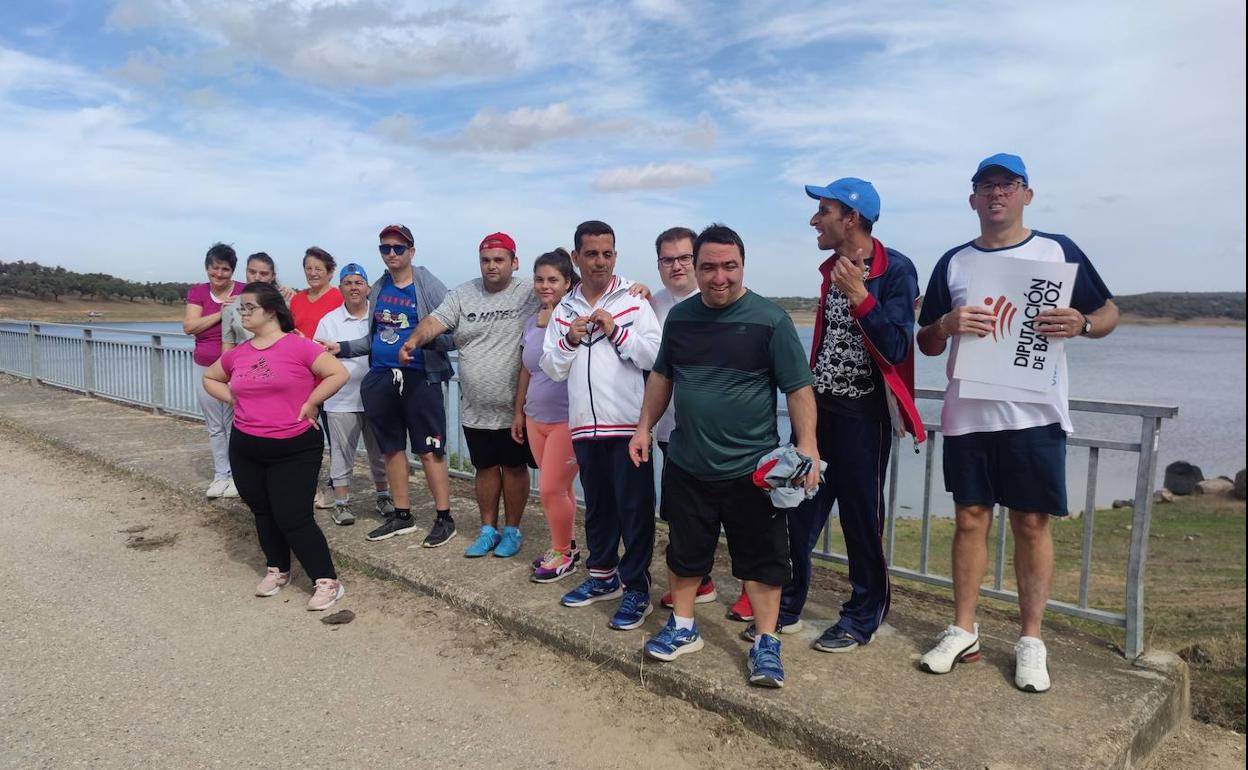 Deportistas de Adiser participantes de la jornada 